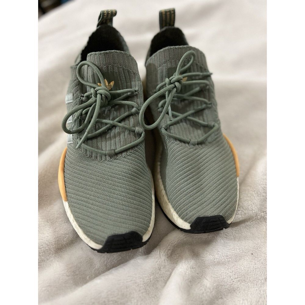 Adidas Originals NMD_R1 Silver Green Women's Running Sneaker IE9884 US10
